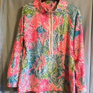 Lilly Pulitzer front zip jacket